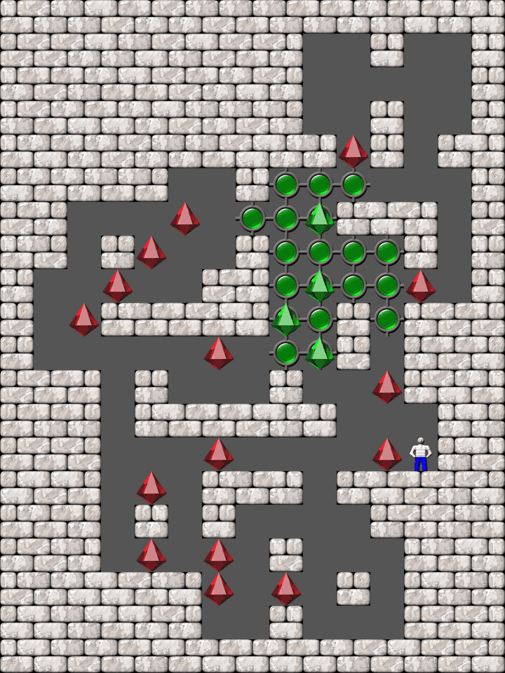 Сокобан More Bugs collections уровень 165